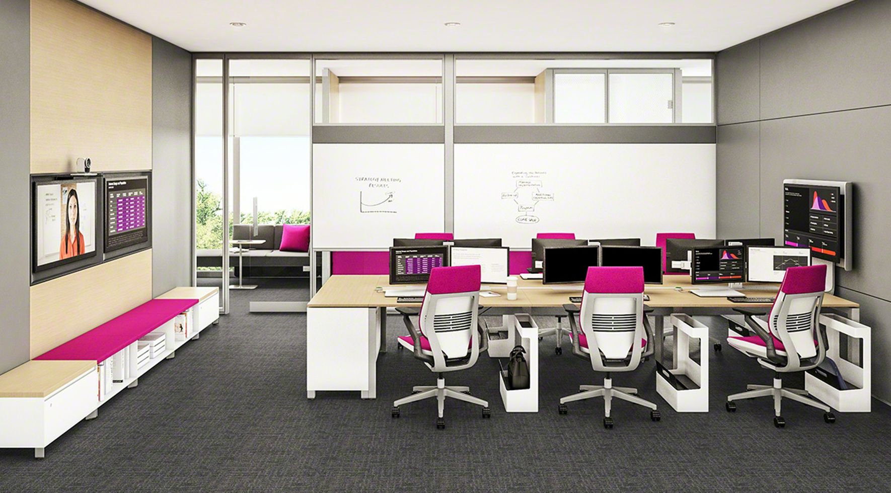 Conference room rendering