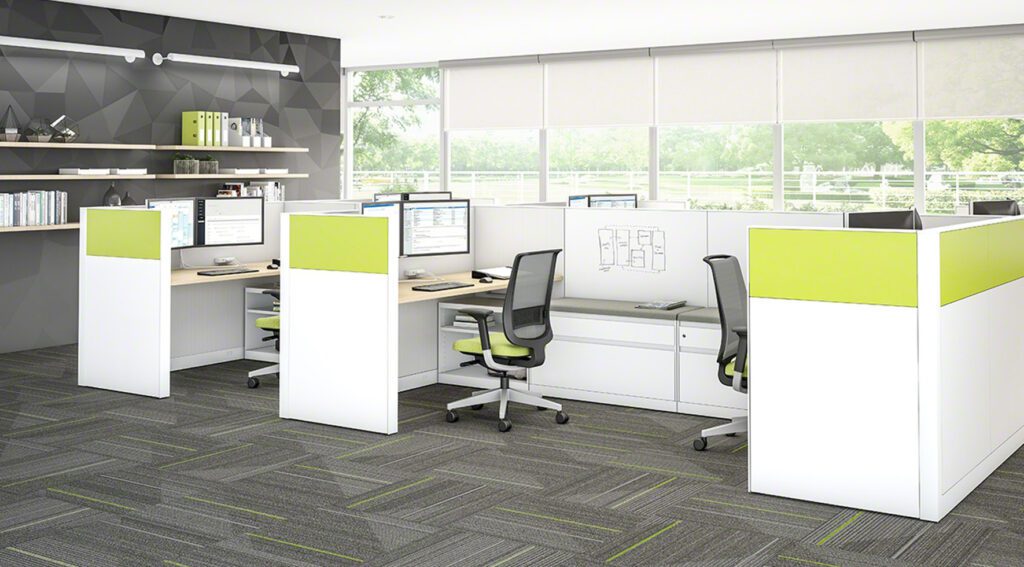 Answer panel workstation by Steelcase