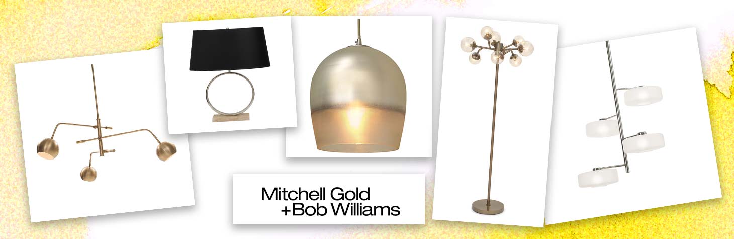 Ancillary workplace lighting by Mitchell Gold and Bob Williams