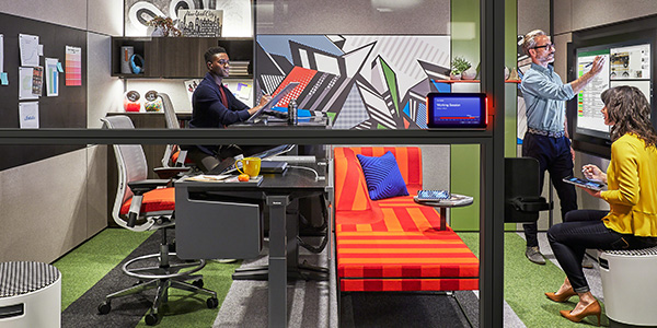 Steelcase and Microsoft Creative Collaborative Space