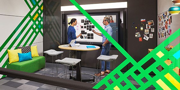Steelcase and Microsoft Creative Meeting Space
