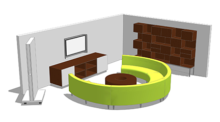 Lounge applications at work