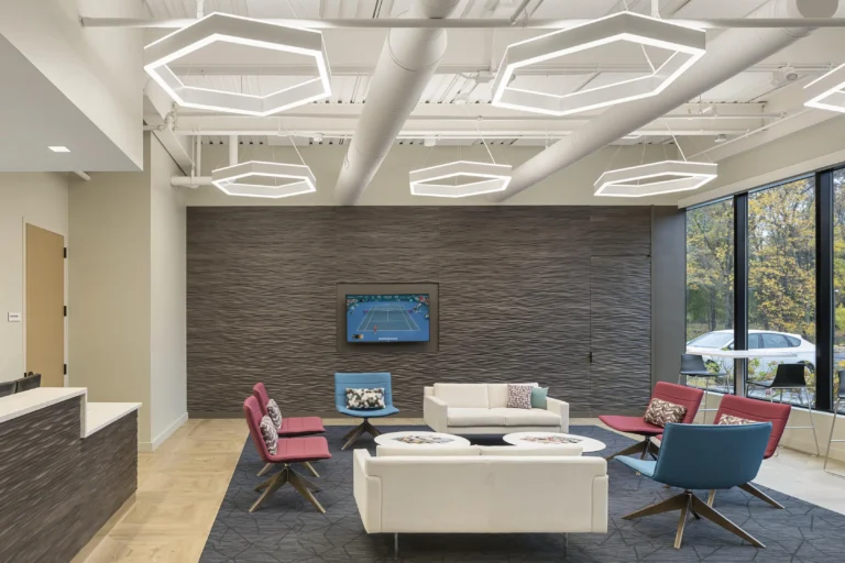 Reception and lobby area