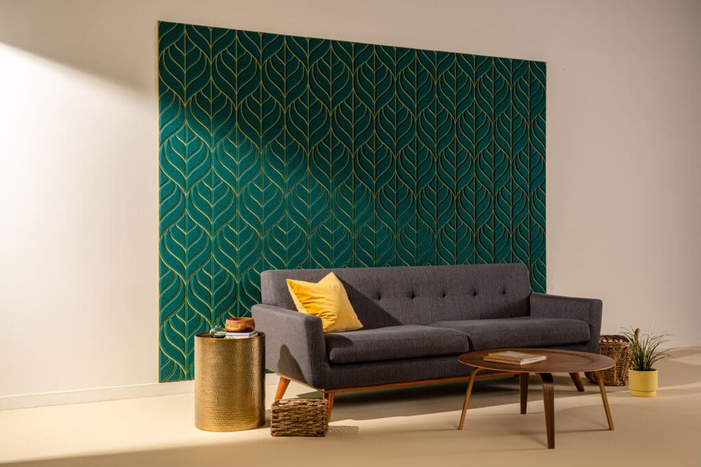 acoustic wall treatment by 3form