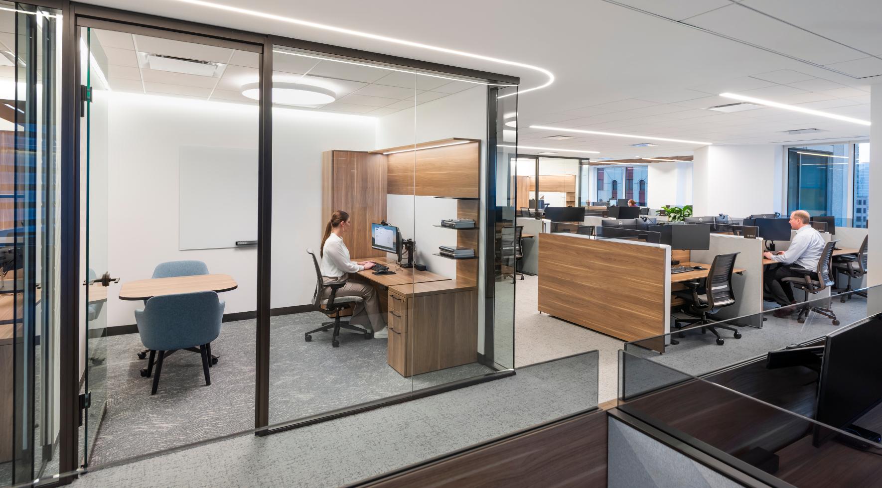 meeting room and workstations