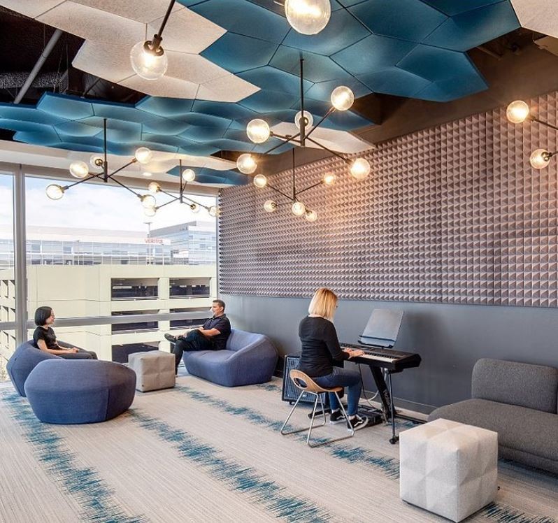 acoustic ceiling treatment