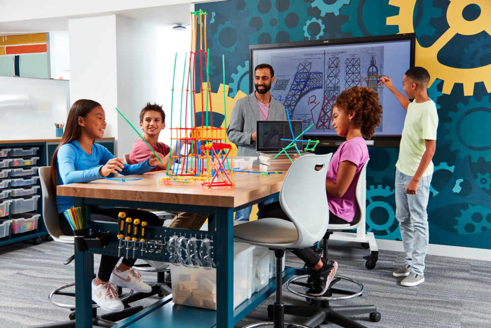 K-12 technology and furniture classroom