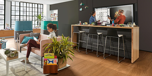 Steelcase and Microsoft Creative Huddle Space